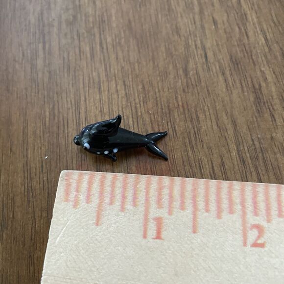 9pc Vintage Mini Ceramic Fish Animal Figurine – Porcelain Miniature Collectible - Picture 5 of 5